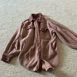 FREE PEOPLE BROWN SHACKET